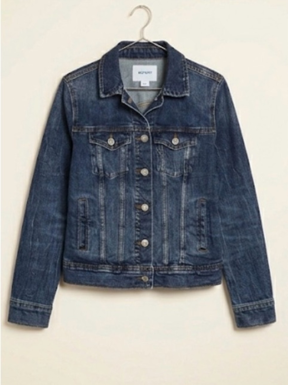 Old Navy Women's Dark Blue Denim Jacket